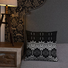 Load image into Gallery viewer, Black and White Throw Pillow - iVibe Art