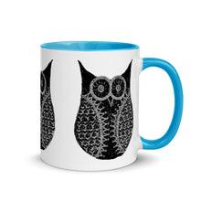 Load image into Gallery viewer, Black and White Owl Mug - iVibe Art