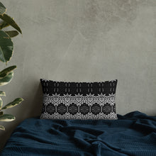 Load image into Gallery viewer, Black and White Throw Pillow - iVibe Art