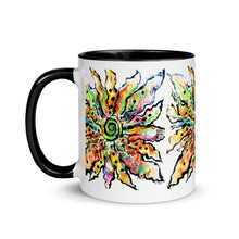 Load image into Gallery viewer, Colorful Abstract Flower Mug - iVibe Art