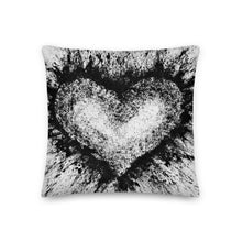 Load image into Gallery viewer, Paint Splatter Heart Pillow - iVibe Art