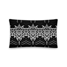 Load image into Gallery viewer, Black and White Throw Pillow - iVibe Art