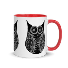 Load image into Gallery viewer, Black and White Owl Mug - iVibe Art