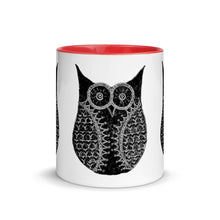 Load image into Gallery viewer, Black and White Owl Mug - iVibe Art