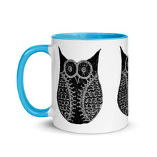 Load image into Gallery viewer, Black and White Owl Mug - iVibe Art