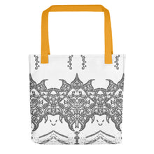 Load image into Gallery viewer, White and Gray Design Tote bag - iVibe Art