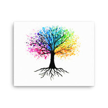 Load image into Gallery viewer, Colorful Paint Splatter Tree Art Print - iVibe Art