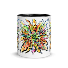 Load image into Gallery viewer, Colorful Abstract Flower Mug - iVibe Art