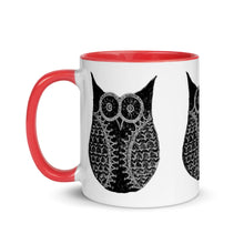 Load image into Gallery viewer, Black and White Owl Mug - iVibe Art