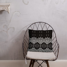 Load image into Gallery viewer, Black and White Throw Pillow - iVibe Art