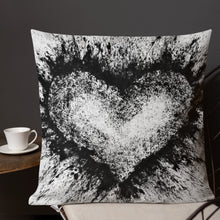 Load image into Gallery viewer, Paint Splatter Heart Pillow - iVibe Art