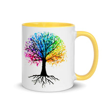 Load image into Gallery viewer, Colorful Paint Splatter Tree Mug - iVibe Art