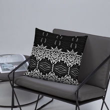 Load image into Gallery viewer, Black and White Throw Pillow - iVibe Art