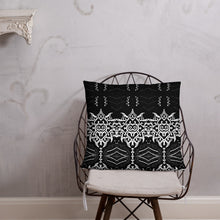 Load image into Gallery viewer, Black and White Throw Pillow - iVibe Art