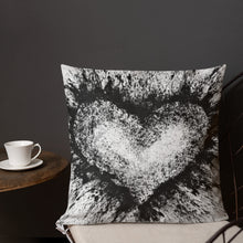 Load image into Gallery viewer, Paint Splatter Heart Pillow - iVibe Art