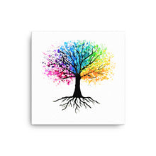 Load image into Gallery viewer, Colorful Paint Splatter Tree Art Print - iVibe Art