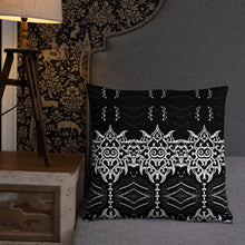 Load image into Gallery viewer, Black and White Throw Pillow - iVibe Art