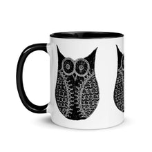 Load image into Gallery viewer, Black and White Owl Mug - iVibe Art