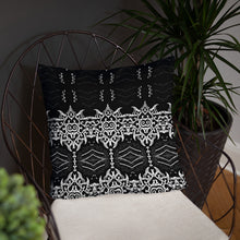 Load image into Gallery viewer, Black and White Throw Pillow - iVibe Art