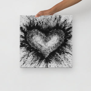 Splatter Heart Print - iVibe Art