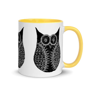 Black and White Owl Mug - iVibe Art