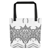 Load image into Gallery viewer, White and Gray Design Tote bag - iVibe Art
