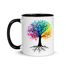 Load image into Gallery viewer, Colorful Paint Splatter Tree Mug - iVibe Art
