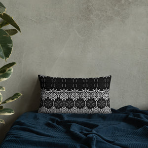 Black and White Throw Pillow - iVibe Art