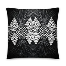 Load image into Gallery viewer, Black and White Design Pillow - iVibe Art
