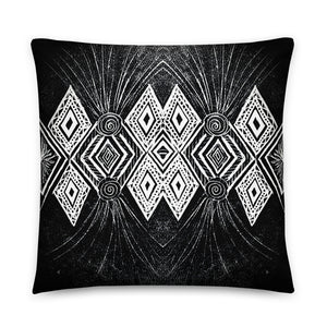 Black and White Design Pillow - iVibe Art