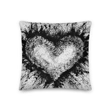 Load image into Gallery viewer, Paint Splatter Heart Pillow - iVibe Art
