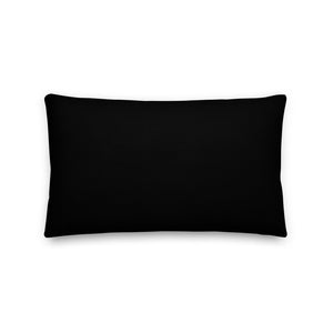 Black and White Hearts Pillow - iVibe Art