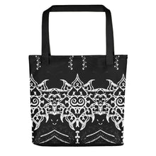 Load image into Gallery viewer, Black and White Tote bag - iVibe Art
