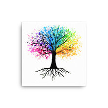 Load image into Gallery viewer, Colorful Paint Splatter Tree Art  Print - iVibe Art
