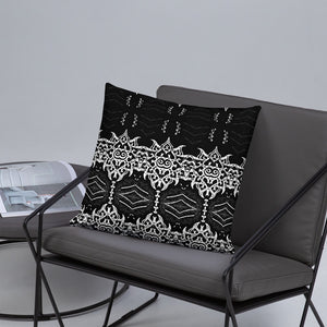 Black and White Throw Pillow - iVibe Art