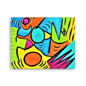 "Glee" Abstract Painting print - iVibe Art