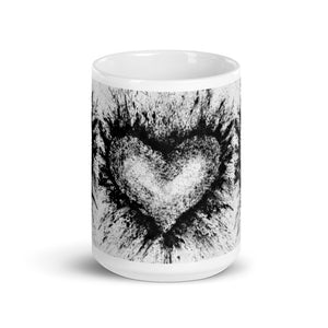 Paint Splatter Heart Mug - iVibe Art