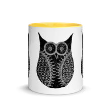 Load image into Gallery viewer, Black and White Owl Mug - iVibe Art
